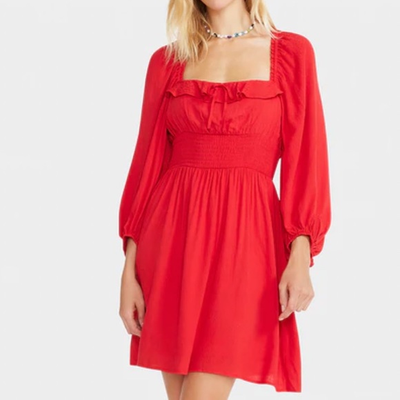 New Ruffled Dot Jacquard Mini Dress
BETSEY JOHNSON - Picture 8 of 8